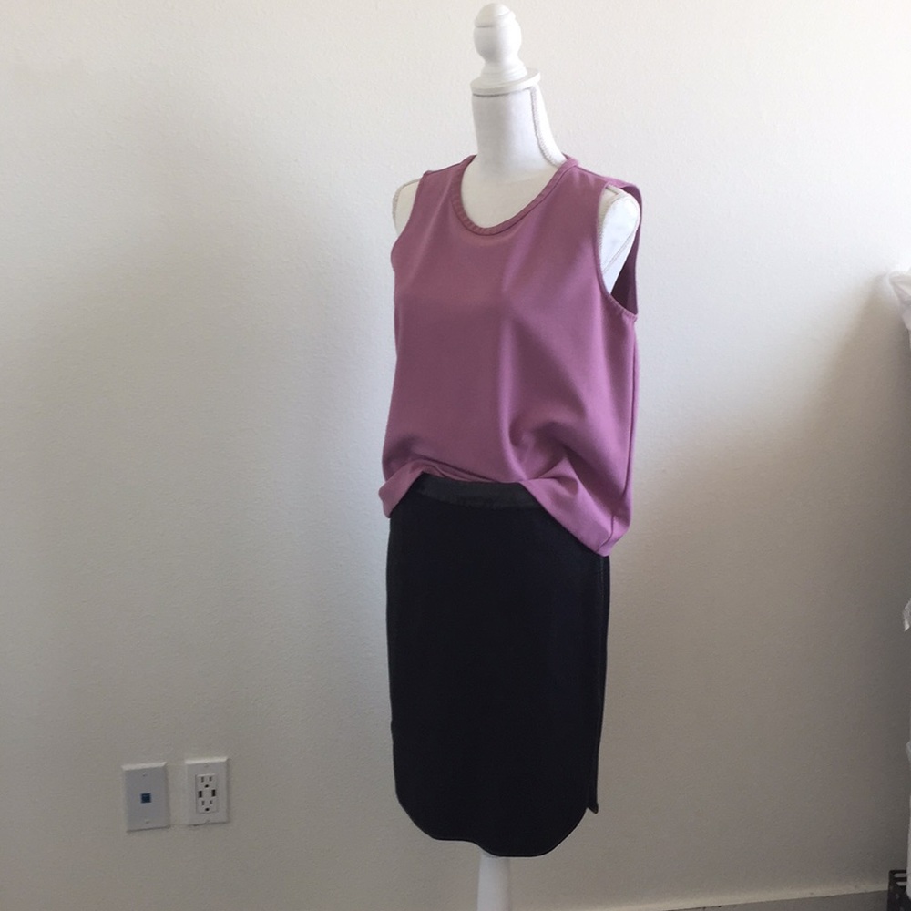 Ann Taylor pink sleeveless shirt